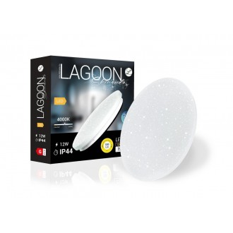 LEDMASTER 5372 | Lagoon-Skinande Ledmaster stropné svietidlo - LAGOON BHLSK12 - IP44 biela