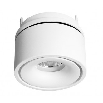 NOVA LUCE 62002 | Universal-NL Nova Luce zabudovateľné CRI>90 svietidlo UGR <19, otočné prvky Ø100mm 1x LED 1140lm 3000K matný biely