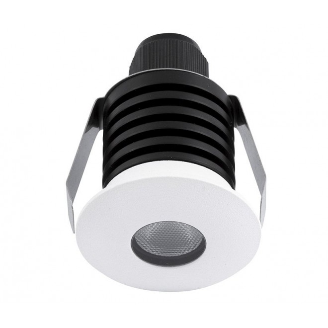 NOVA LUCE 8038401 | Bang-NL Nova Luce zabudovateľné svietidlo kruhový UGR <21 Ø37mm 1x LED 60lm 3000K IP67 biela