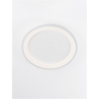 NOVA LUCE 9212917 | Oggy Nova Luce stropné svietidlo kruhový 1x LED 2223lm 3000K matný biely, opál
