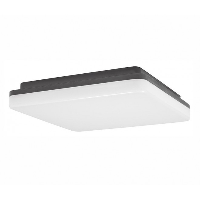 NOVA LUCE 9521002 | Tommy-NL Nova Luce stropné svietidlo štvorec 1x LED 2391lm 3000K IP54 grafit, biela