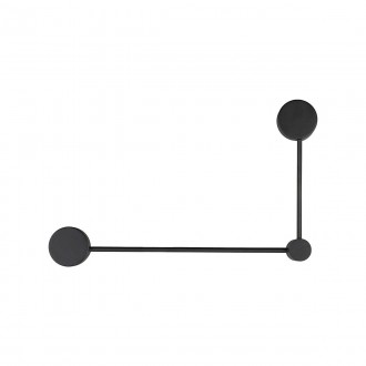 NOWODVORSKI 10638 | Orbit-NW Nowodvorski stenové svietidlo 2x GX53 čierna