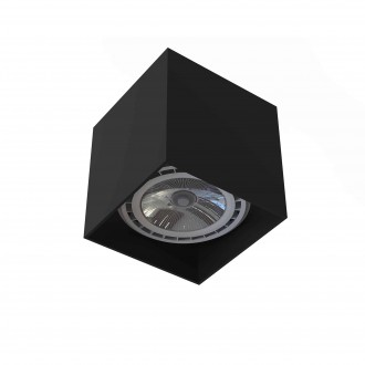 NOWODVORSKI 7790 | Cobble Nowodvorski stropné svietidlo kocka 1x GU10 / ES111 čierna