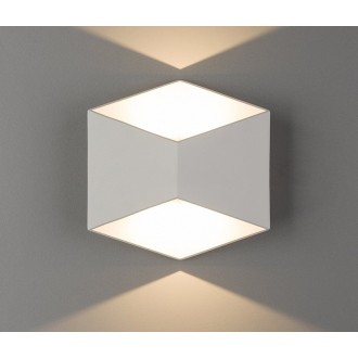 NOWODVORSKI 8143 | Triangles Nowodvorski stenové svietidlo 2x LED 800lm 3000K IP54 biela