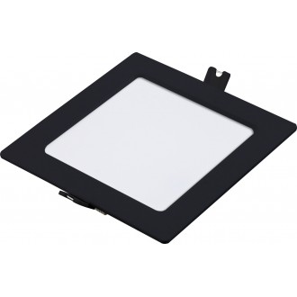 RABALUX 71229 | Shaun2 Rabalux zabudovateľné LED panel 120x120mm 1x LED 450lm 3000K čierna, biela