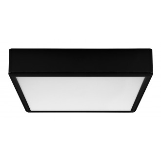 RABALUX 71247 | Lauri-RA Rabalux stenové, stropné LED panel regulovateľná intenzita svetla, nastaviteľná farebná teplota, podsvietenie 1x LED 2100lm 3000 - 4000 - 6000K čierna, biela