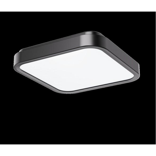 RABALUX 71255 | Samira-RA Rabalux stropné LED panel 1x LED 1400lm 4000K IP44 čierna, biela