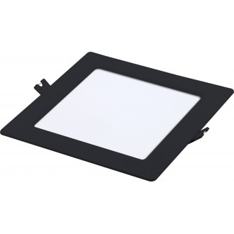 RABALUX 71264 | Shaun2 Rabalux zabudovateľné LED panel 170x170mm 1x LED 810lm 4000K čierna, biela