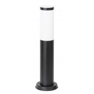 RABALUX 8147 | Black-torch Rabalux stojaté svietidlo kruhový 45cm UV vzdorný plast 1x E27 IP44 UV matná čierna, biela