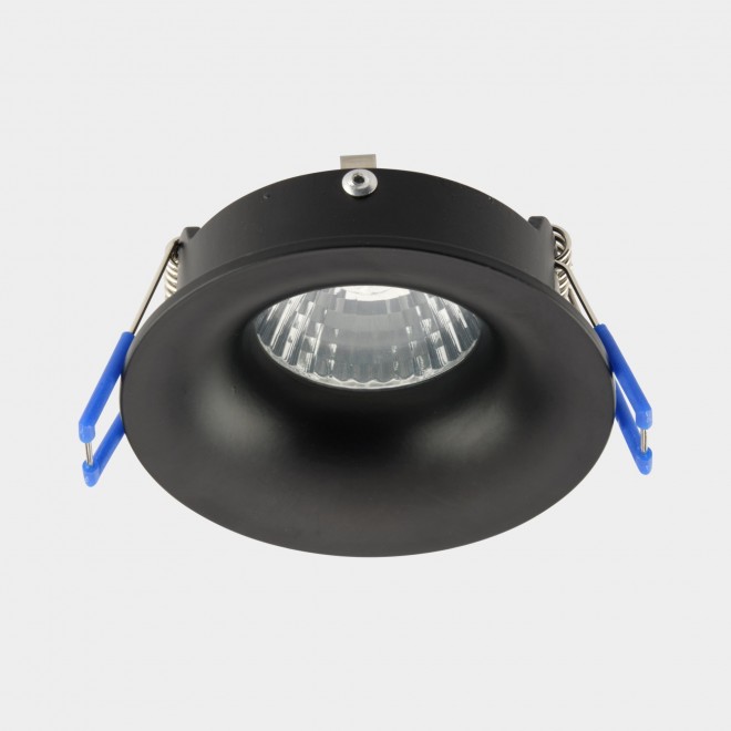 TK LIGHTING 3501 | Eye-TK Tk Lighting zabudovateľné svietidlo Ø84mm 1x GU10 / MR16 IP44 čierna