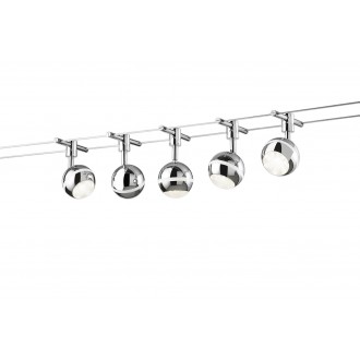 TRIO 778210506 | Baloubet Trio spot svietidlo otočné prvky 5x LED 1750lm 3000K chróm, opál