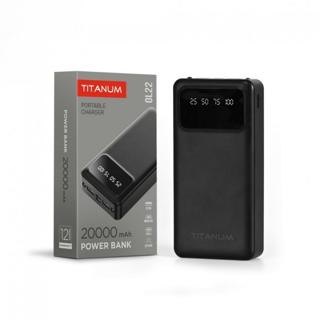 VIDEX OL22-B | Videx power bank TITANUM doplnky - LEDMASTER 5001 - čierna