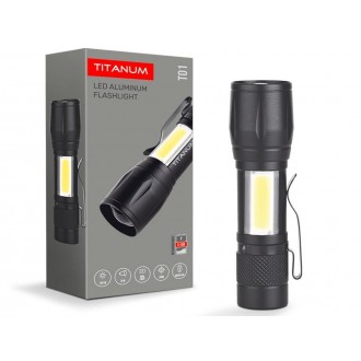 VIDEX TLF-T01 | Titanum Videx baterka svietidlo - LEDMASTER 4879 - čierna