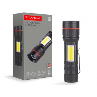 VIDEX TLF-T02 | Titanum Videx baterka svietidlo - LEDMASTER 4880 - čierna