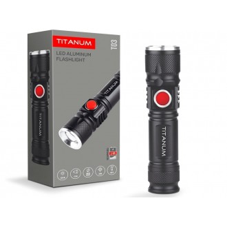 VIDEX TLF-T03 | Titanum Videx baterka svietidlo - LEDMASTER 4881 - čierna