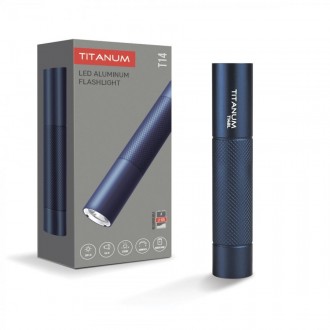 VIDEX TLF-T14BL | Titanum Videx baterka svietidlo - LEDMASTER 5312 - modrá