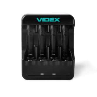 VIDEX VCH-N401 | Videx nabíjačka batérie (akumulátor) doplnky - LEDMASTER 5195 - čierna