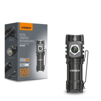 VIDEX VLF-A055 | Videx-Flashlight Videx baterka svietidlo - LEDMASTER 5101 - čierna