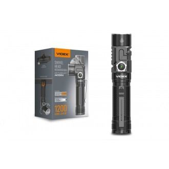VIDEX VLF-A105RH | Videx-Flashlight Videx baterka svietidlo - LEDMASTER 4669 - čierna