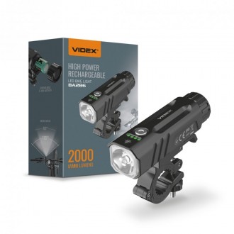VIDEX VLF-BA286 | VX-Bicycle Videx cyklistická lampa svietidlo - LEDMASTER 5623 - čierna